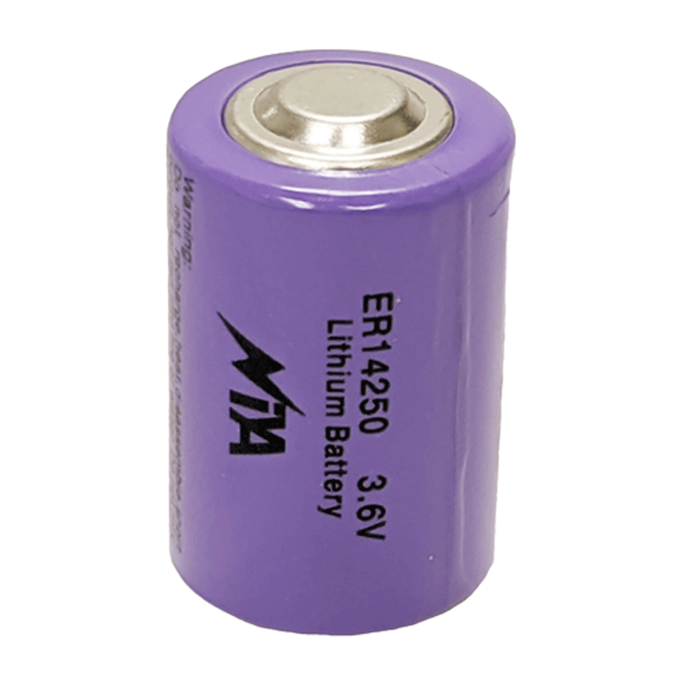 ER14250 Lithium 1/2 AA Cell Button Top Battery - 3.6v 1200mah