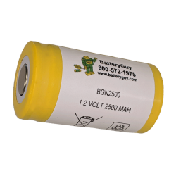 Nickel Cadmium Battery 1.2v 2500mah | BGN2500 (Rechargeable)
