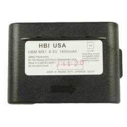 6.0 volt 1650 mAh barcode scanner battery HBM-MX1 (Rechargeable Battery)