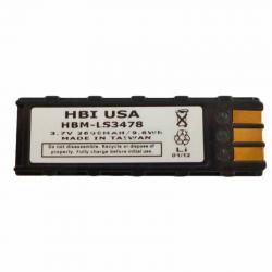 3.7 volt 2300 mAh barcode scanner battery HBM-LS3478 (Rechargeable Battery)