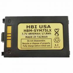 3.7 volt 4800 mAh barcode scanner battery HBM-SYM75LX (Rechargeable Battery)