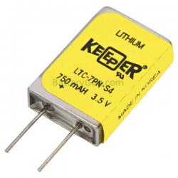 LTC-7PN-S4 Lithium Keeper Battery 3.5v 750mAh