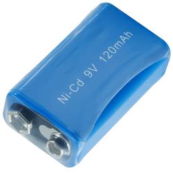 Nickel Cadmium Meter Battery, 8.4v 120mAh | BG-9V-8.4NCD (Rechargeable)