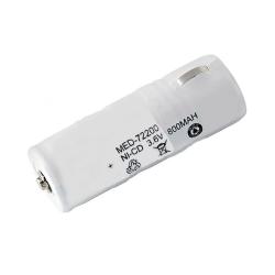 Nickel Cadmium Medical Battery, 3.6v 800mAh | BG-MED72200 (Rechargeable)