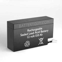 12v 0.8Ah Rechargeable Sealed Lead Acid (Rechargeable SLA) Battery | BG-1208WL