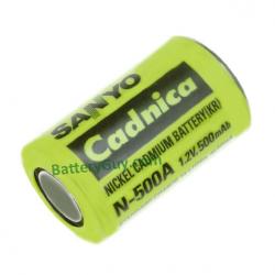 Nickel Cadmium Battery 1.2v 500mah 2/3A Flat Top Battery| N500-A (Rechargeable)