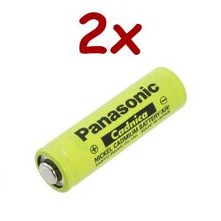 Sanyo / Pansonic Nickel Cadmium Battery 1.2v 700mah | N-700AAC (Rechargeable) (Qty of 2)