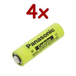 Sanyo / Pansonic Nickel Cadmium Battery 1.2v 700mah | N-700AAC (Rechargeable) (Qty of 4)