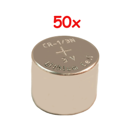 50 x Lithium Battery 3v 170 mah | CR1/3N
