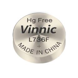 Vinnic L736 1.55v 190mah Micro Alkaline Coin Cell Battery