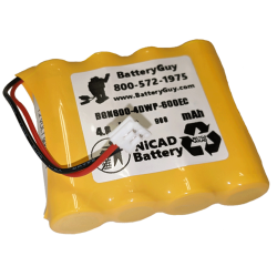 Nickel Cadmium Battery 4.8v 900mah | BGN800-4DWP-600EC (Rechargeable)