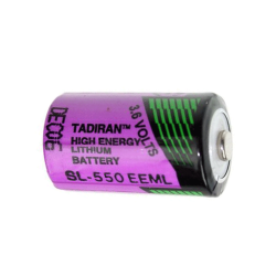 Tadiran SL-550/S High Temp 1/2AA Lithium Battery 3.6 V 0.9 Ah