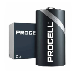 DuraCell PC1300 PROCELL 1.5 Volt Alkaline D Cell (Button Top) - Box of 12 Pieces