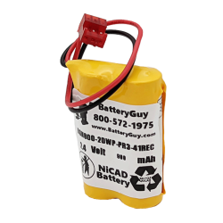 Nickel Cadmium Battery 2.4v 900mah | BGN800-2DWP-PR3-41REC (Rechargeable)
