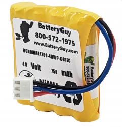 Nickel Metal Hydride Battery 6.0V 750mAh | BGNMHAAA750-4DWP-901EC (Rechargeable)