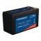 Power-Sonic PSL-BTC-1290 F2 12.8V 9AH Lithium Iron Phosphate Deep Cycle Battery with Bluetooth Technology - Rechargeable