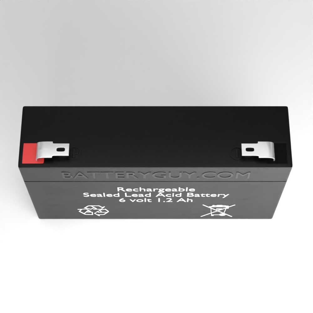 6v 1.2Ah Rechargeable Sealed Lead Acid Battery  - SSCOR AD-900 Pulse Oximeter replacement battery (rechargeable)