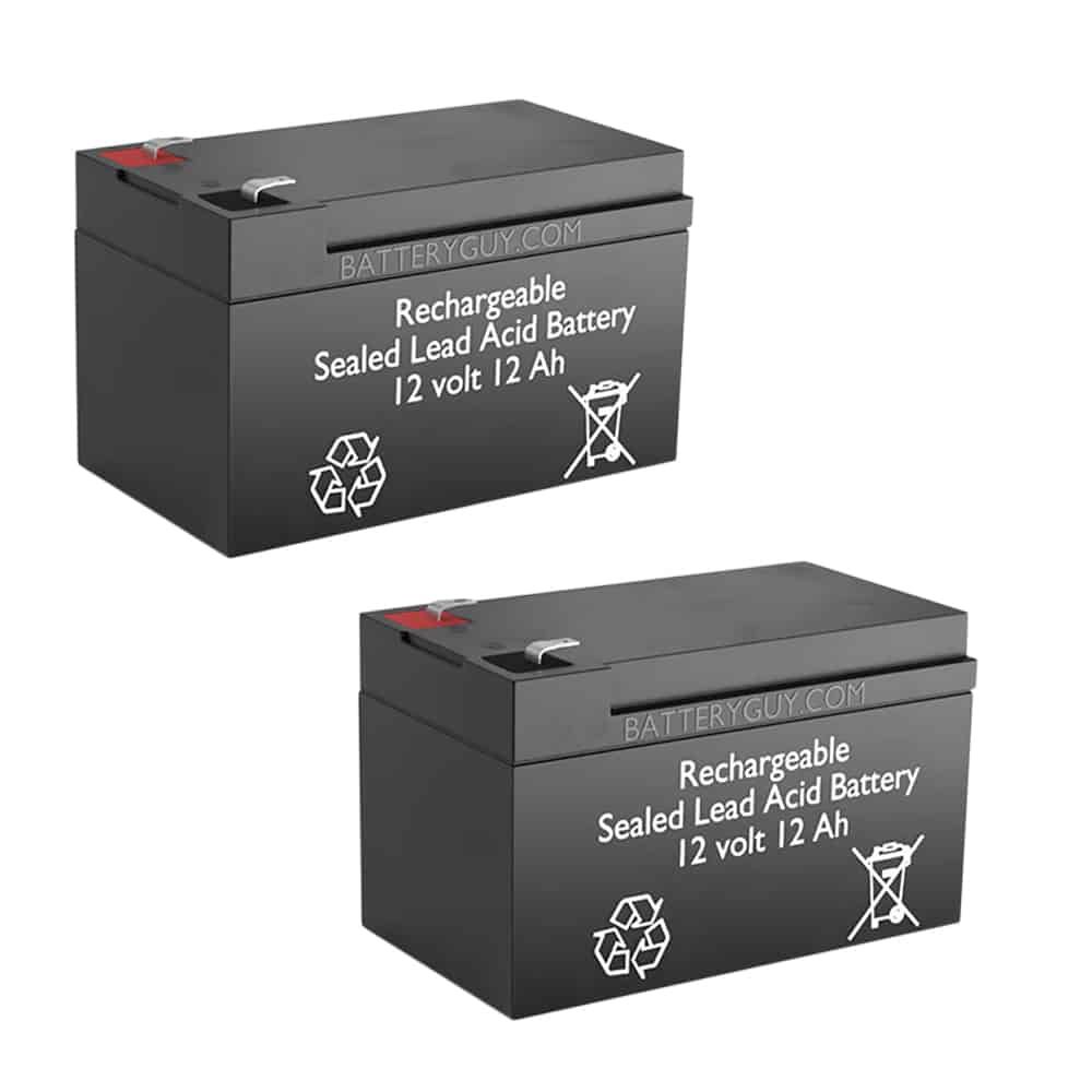 12v 12Ah Sealed Lead Acid Batteries | BG - Pride Sonic (SC52) replacement battery pack (rechargeable)