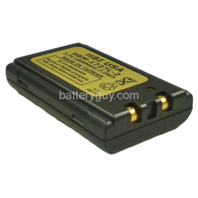 3.7 volt 1900 mAh barcode scanner battery HBM-1727L-2
