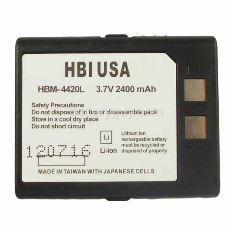 3.7 volt 2400 mAh barcode scanner battery HBM - Percon Falcon 4410 replacement battery (rechargeable)
