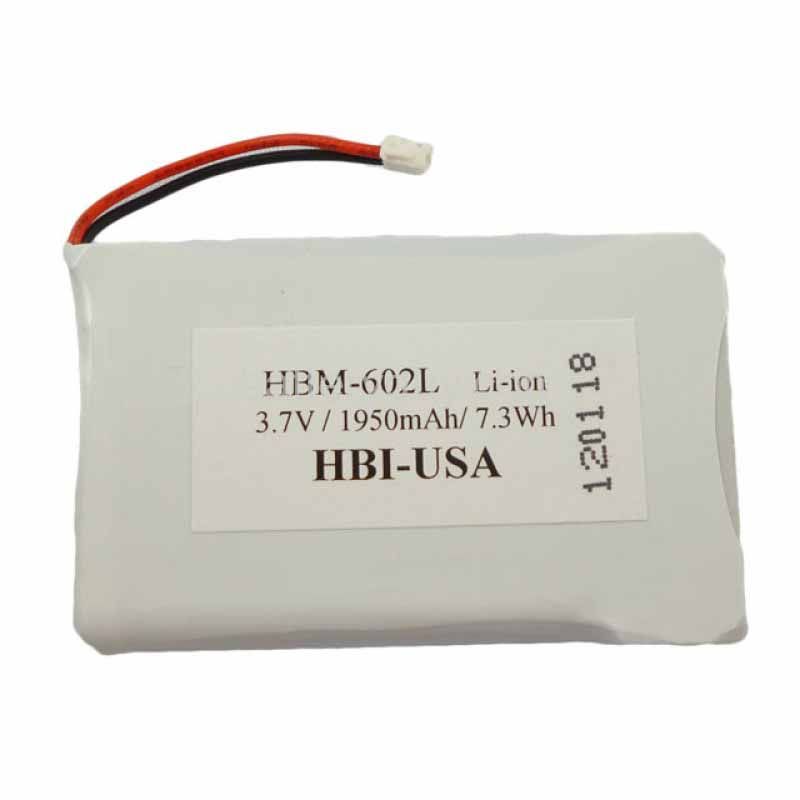 3.7 volt 1500 mAh barcode scanner battery HBM - Intermec 602 HHT replacement battery (rechargeable)