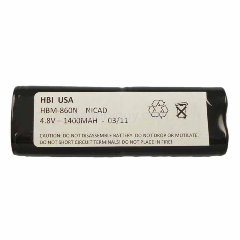 4.8 volt 1400 mAh barcode scanner battery HBM-860N (Rechargeable Battery)