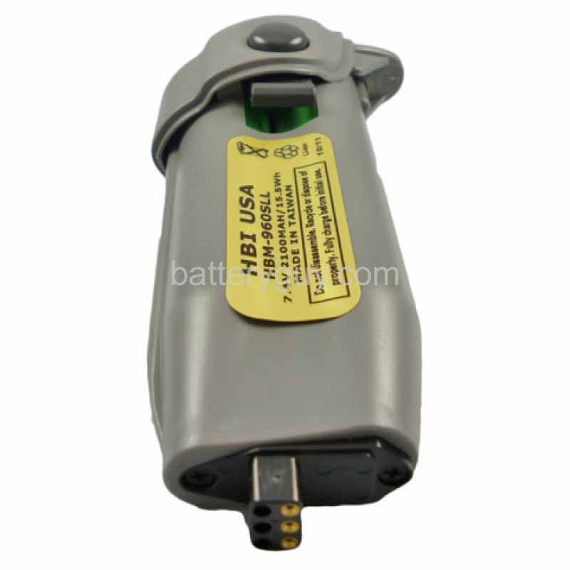 7.4 volt 2100 mAh barcode scanner battery HBM - Telxon 23065-113 replacement battery (rechargeable)