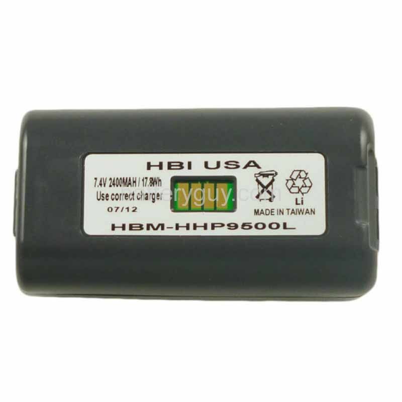 7.4 volt 2600 mAh barcode scanner battery HBM-HHP9500L