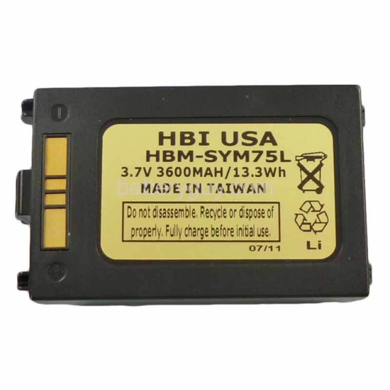 3.7 volt 3600 mAh barcode scanner battery HBM - Symbol 82-71364-05 replacement battery (rechargeable)