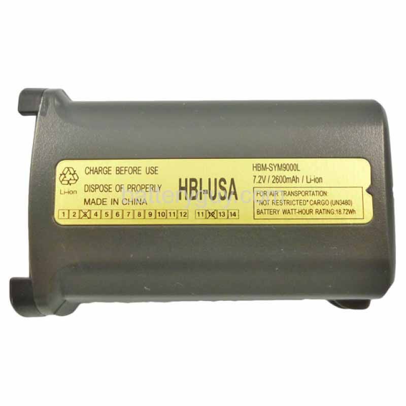 7.2 volt 2600 mAh barcode scanner battery HBM - Motorola KT-21-61261-01 replacement battery (rechargeable)
