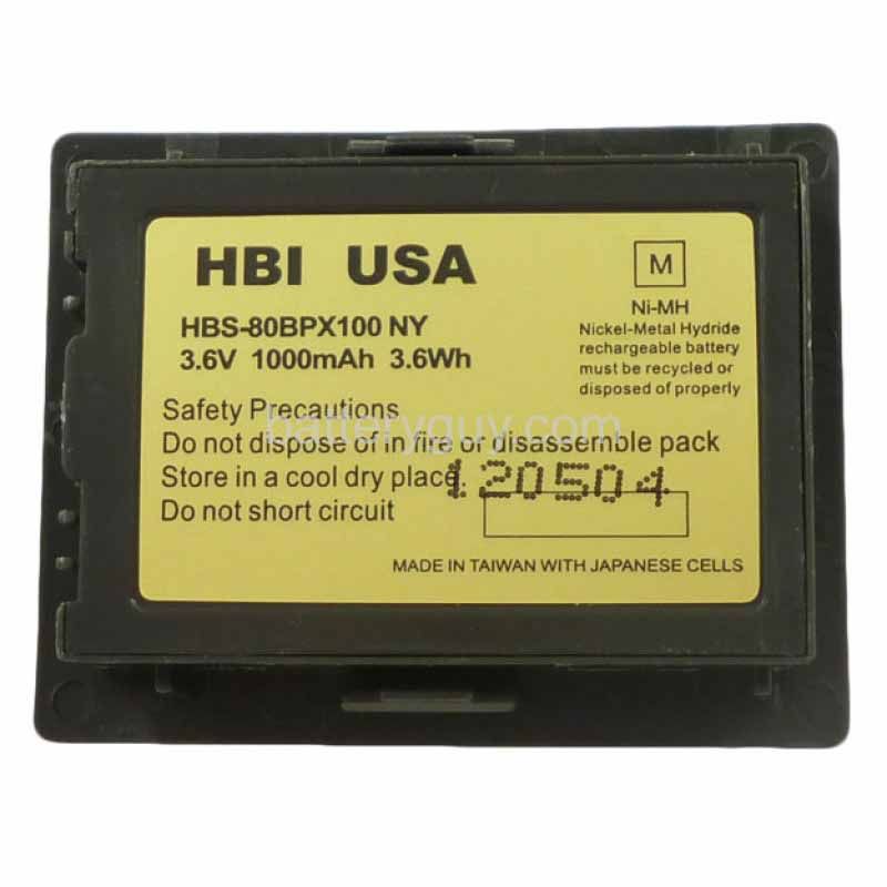 3.6 volt 730 mAh barcode scanner battery HBS - NetLink BPX100 replacement battery