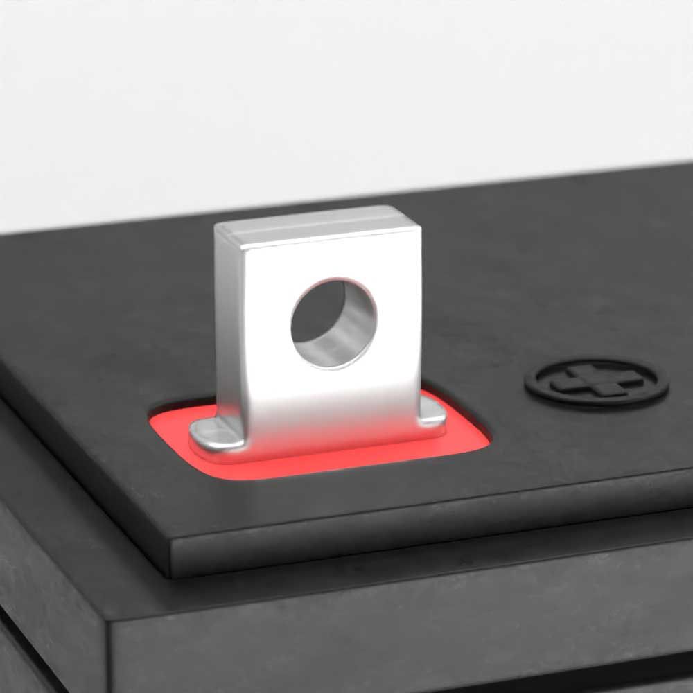 12v 75Ah Rechargeable Sealed Lead Acid (Rechargeable SLA) Battery ~ BG - Permobil Chairman 2K Stander replacement battery pack (rechargeable)