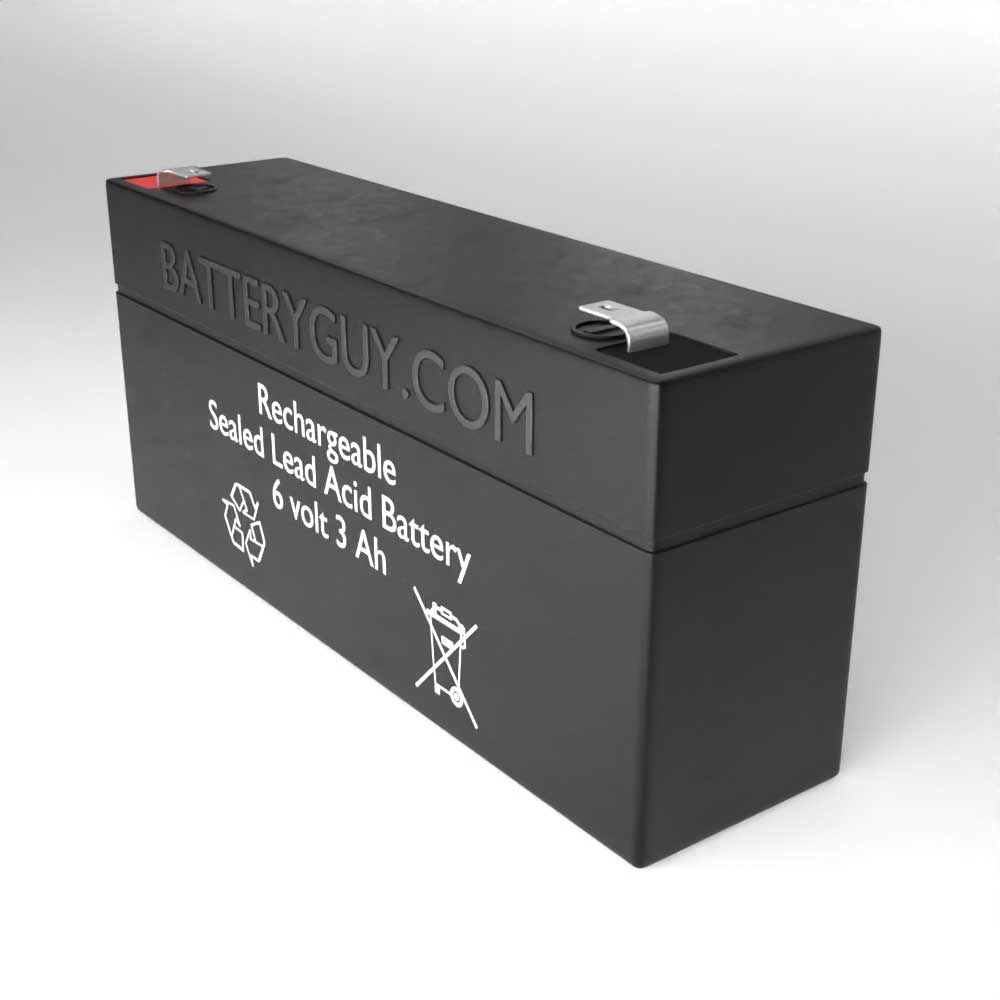 6v 3.5Ah Rechargeable Sealed Lead Acid (Rechargeable SLA) Battery ~ BG-630 (Qty of 2)