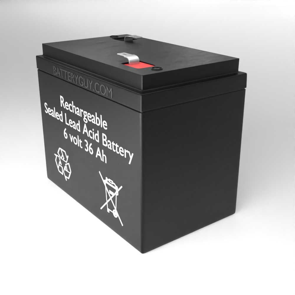 6v 36Ah Rechargeable Sealed Lead Acid Battery ~ BG-6360 F2