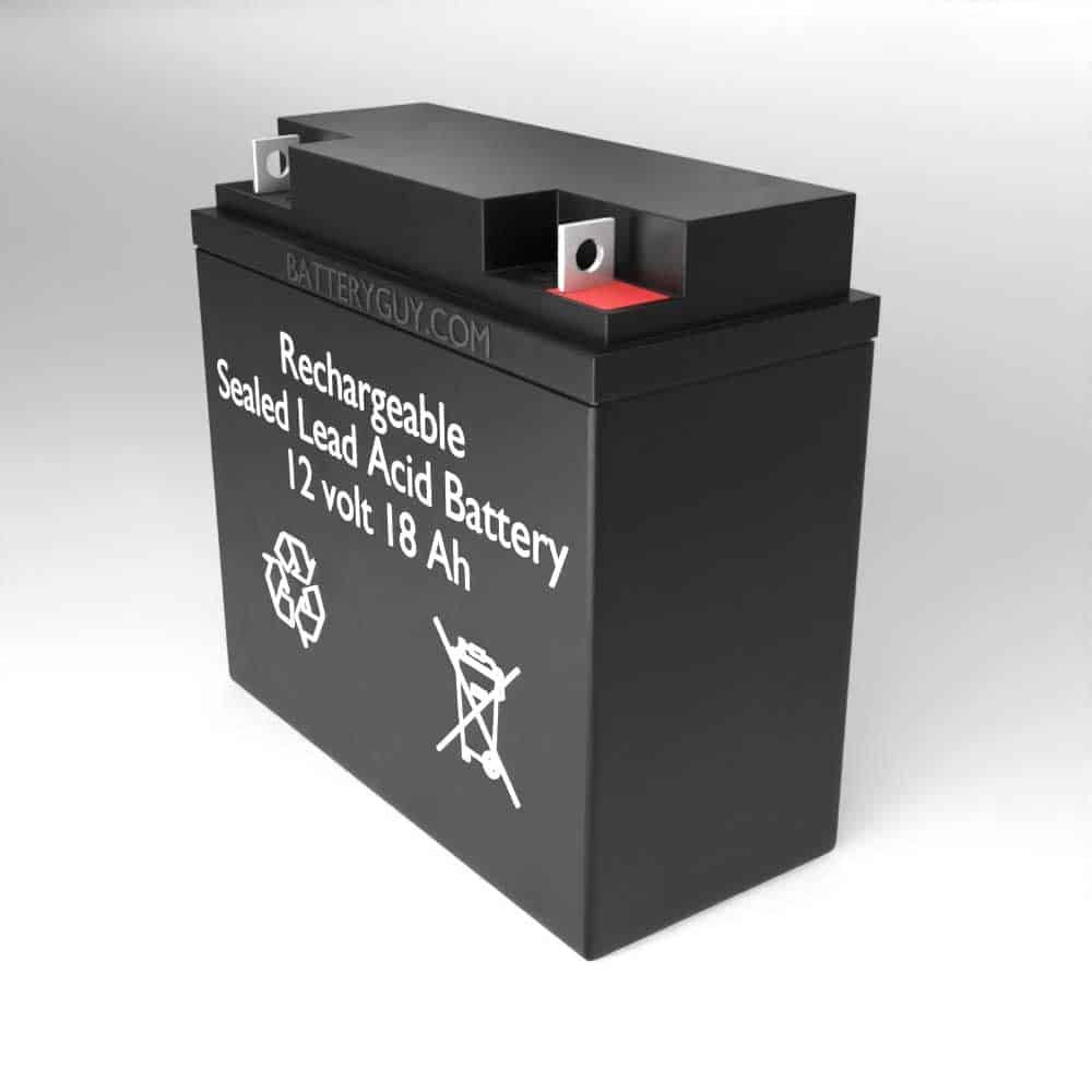 12v 18Ah Rechargeable Sealed Lead Acid High Rate Battery Set of Two