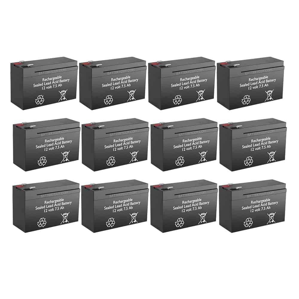 Minuteman MCP BP2000RM replacement battery pack (rechargeable, high rate)