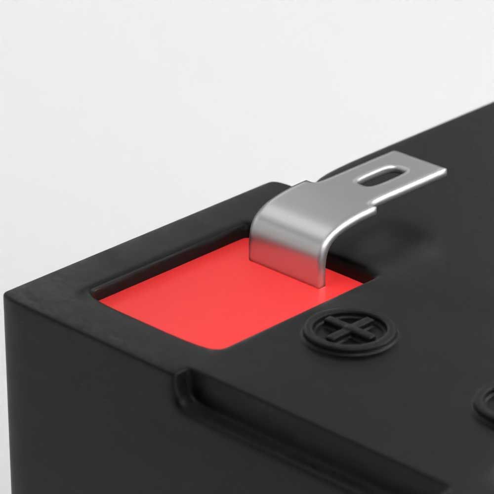 Two 12v 9Ah Rechargeable Sealed Lead Acid Batteries (F2 Terminals) ~  BG - BatteryGuy 12V 9AH Replacement for Werker WKA12-7.5F2 (2 Pack, rechargeable)