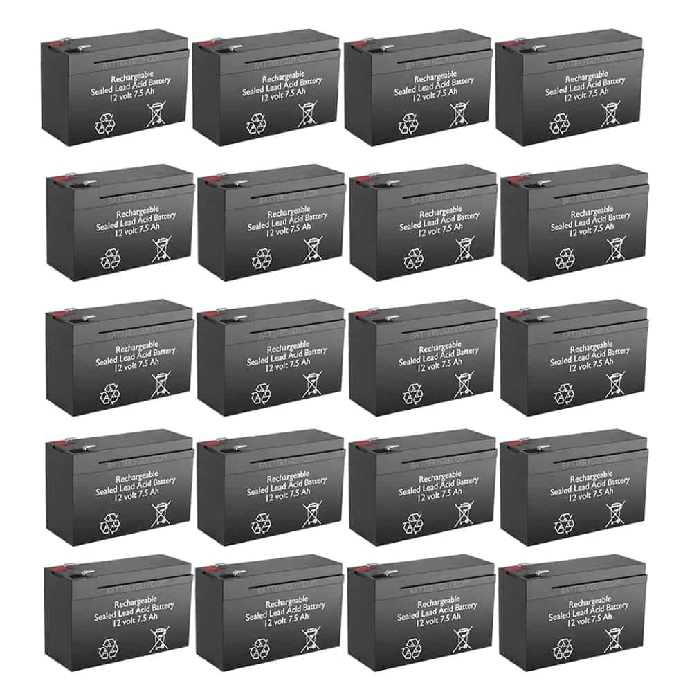 Minuteman Endeavor EDBP48EXL replacement battery pack (rechargeable, high rate)