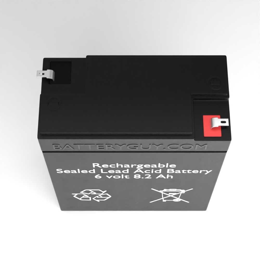 6v 8.2Ah Rechargeable Sealed Lead Acid Battery |  BG - Werker WKA6-8.2F replacement battery (rechargeable)