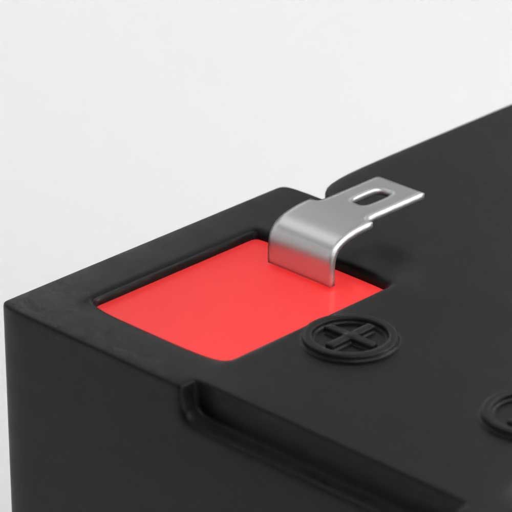 F2 Faston Terminal - 12v 7Ah Rechargeable Sealed Lead Acid (Rechargeable SLA) Battery