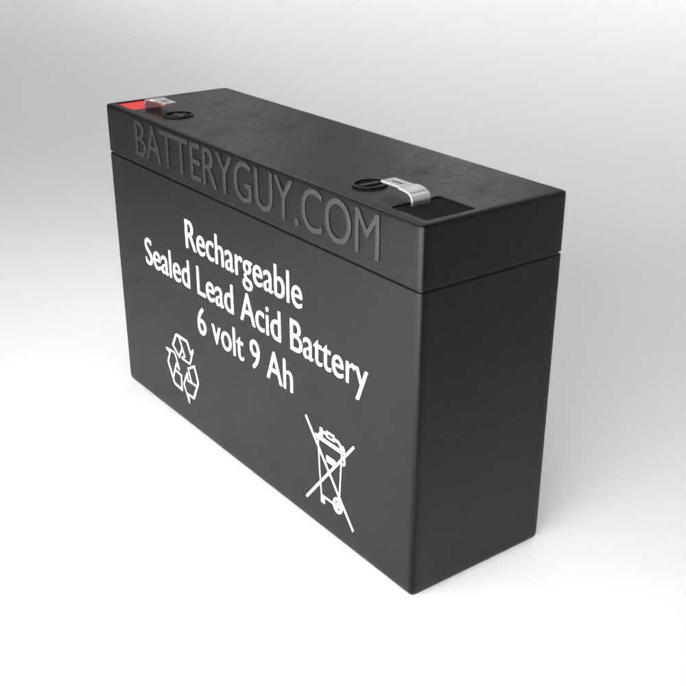 Right View  - Minuteman B00028 replacement battery (rechargeable)