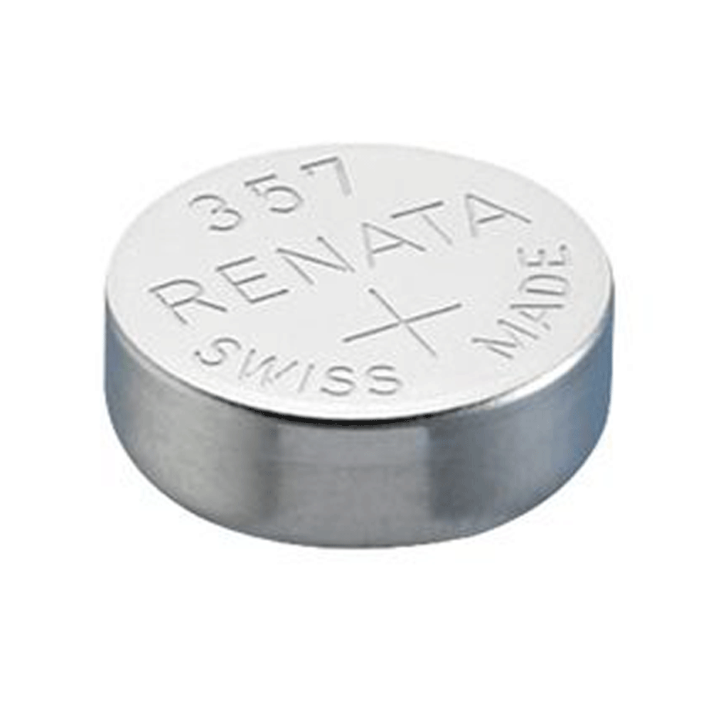 Renata 357 1.55V 190mAh High Drain Silver Oxide Coin Cell Battery Loose