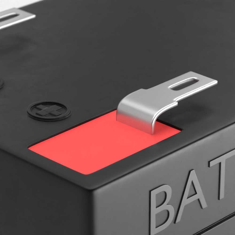 12v 1.2Ah Rechargeable Sealed Lead Acid Battery ~ BG-1212F1 (Qty of 10)