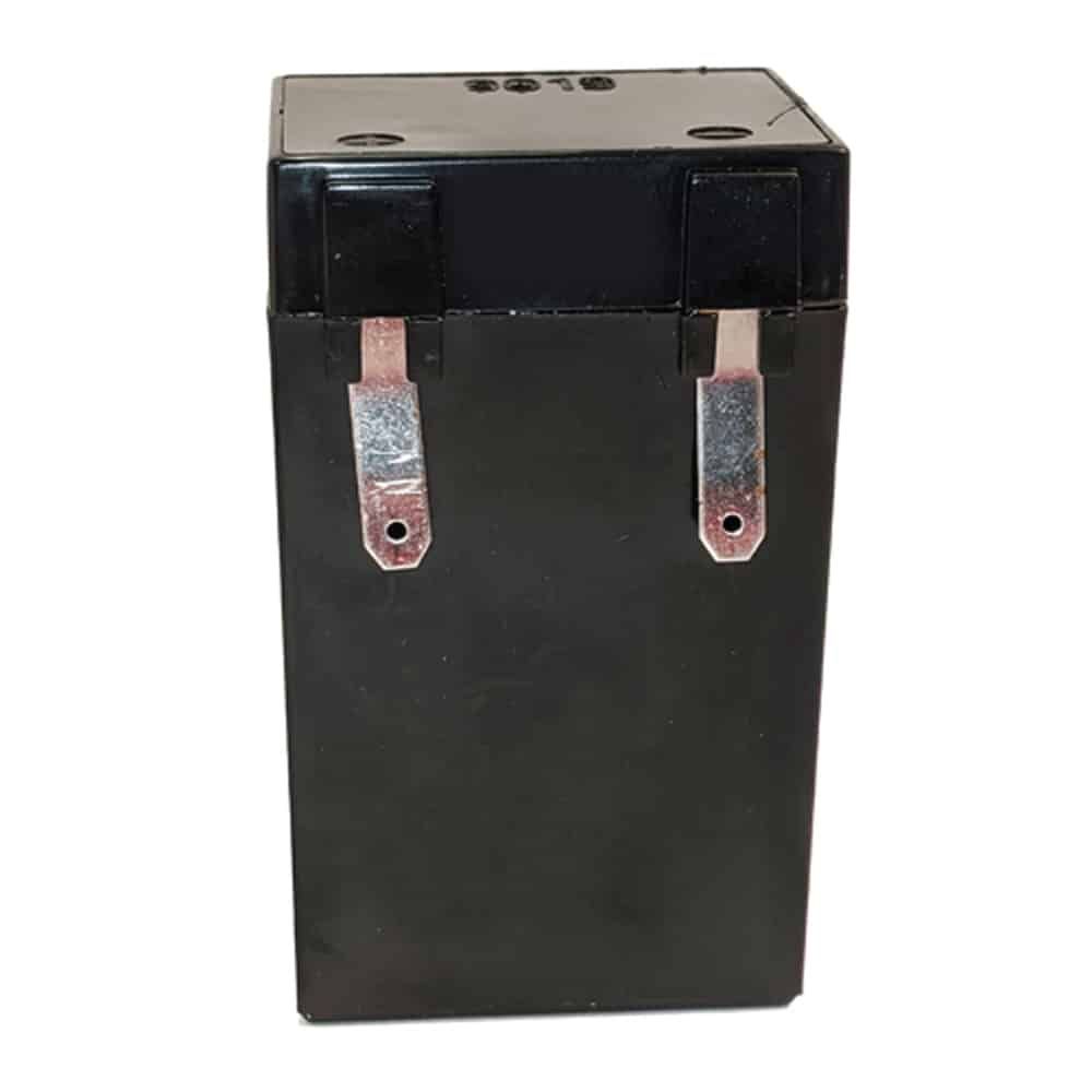 Rechargeable SLA Battery 6v 2.0Ah  - Rear View