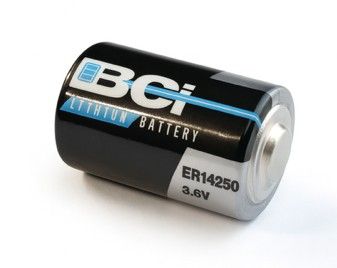 ER14250 Lithium 1/2 AA Cell Button Top Battery - 3.6v 1200mah