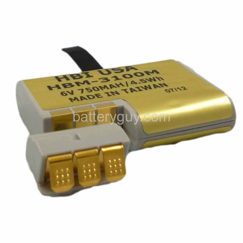 6 volt 700 mAh barcode scanner battery HBM - Symbol KT-12596-0121 replacement battery (rechargeable)