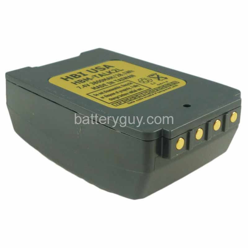 7.4 volt 3800 mAh barcode scanner battery HBM - Vocollect 730021 replacement battery (rechargeable)