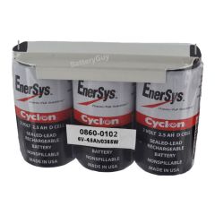 Hawker/Cyclon/Enersys 0860-0102 Battery | 6v 4.5Ah Emergency Light Battery