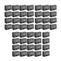 12V 9Ah Rechargeable Sealed Lead Acid High Rate Battery Set of Fifty