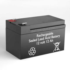 12v 12Ah Rechargeable Sealed Lead Acid High Rate Battery ~ BGH-12120F2